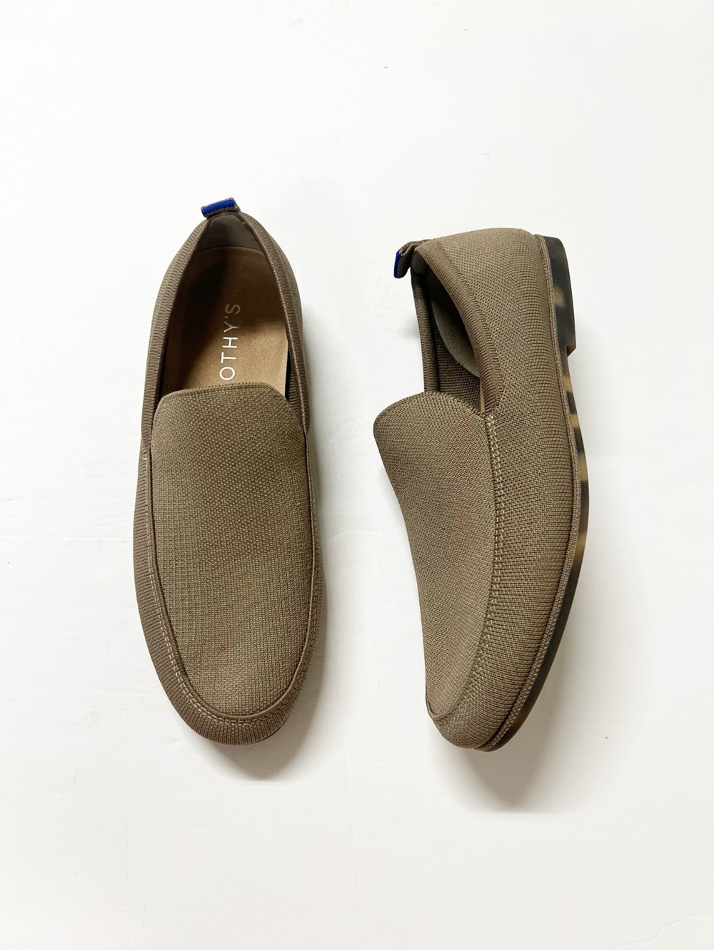 Rothy's Olive Green Slip-On Loafers